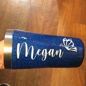 Glitter tumblers with names 20oz